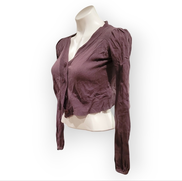 Urban Behavior cropped button-up cardigan M - Picture 2 of 4